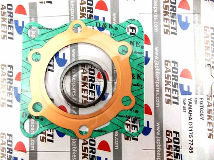 0.5mm O/S Top End Kit with 66.50mm Piston Rings & Gasket for Yamaha DT175 (1982-1985)