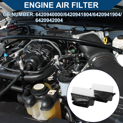 Set of 2 Engine Air Filters No.6420942304 for Mercedes-Benz ML350 (2010–2014)