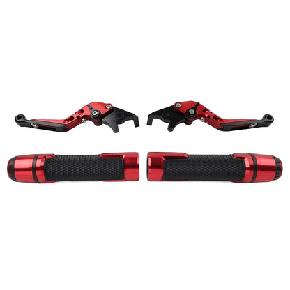Folding Extendable Brake Clutch Lever Grip Set for BMW R1200GS R1250GS (2013-2023)