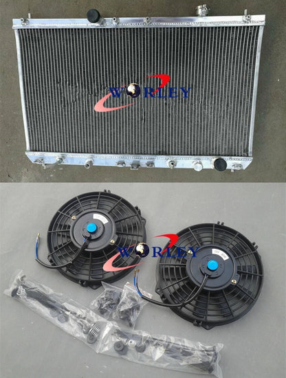 3 Rows Aluminum Radiator with Fan for Toyota Camry (1997–2002)