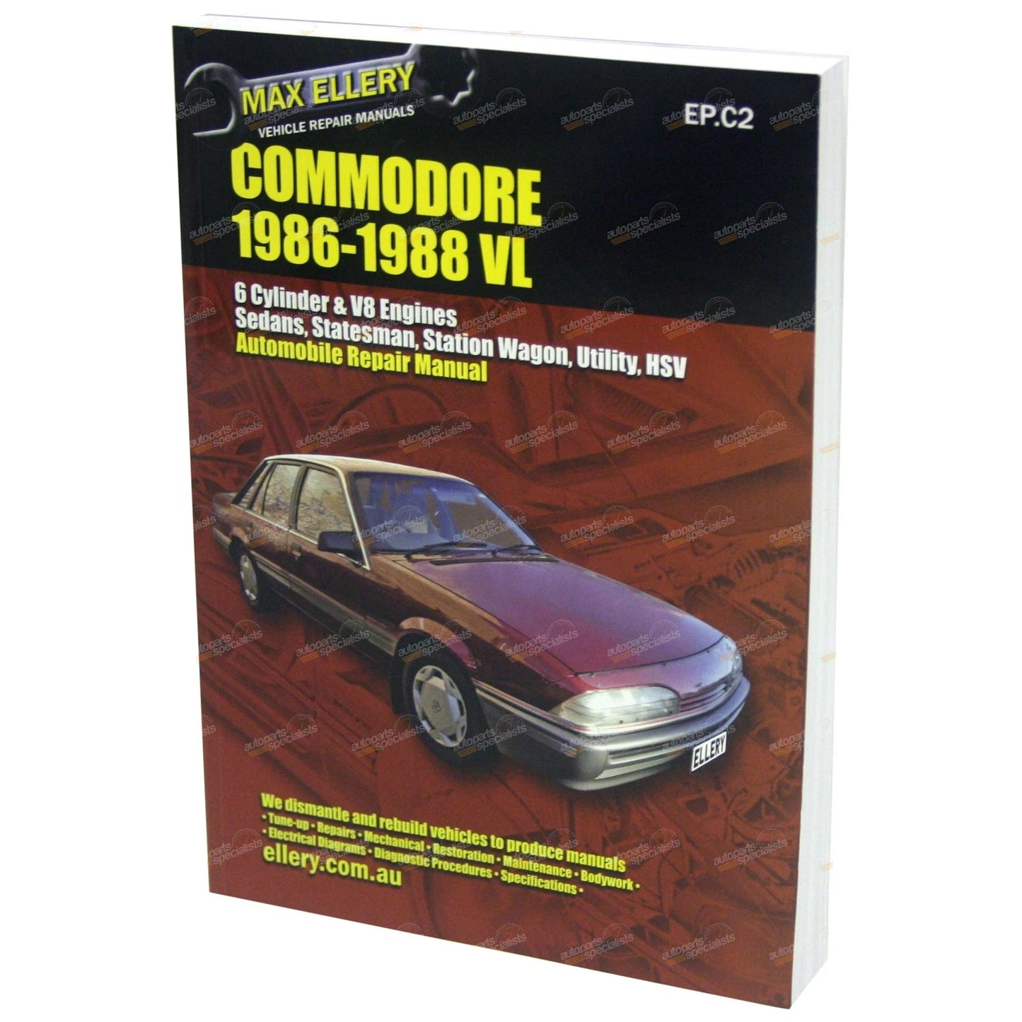 Workshop Repair Manual for Holden Commodore VL (1986–1988) Turbo