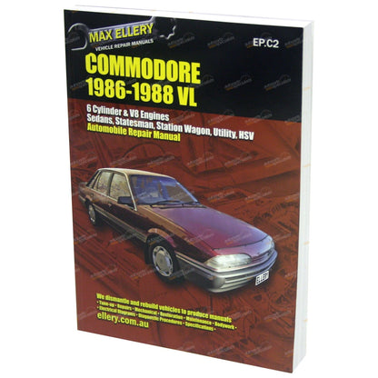 Workshop Repair Manual for Holden Commodore VL (1986–1988) Turbo