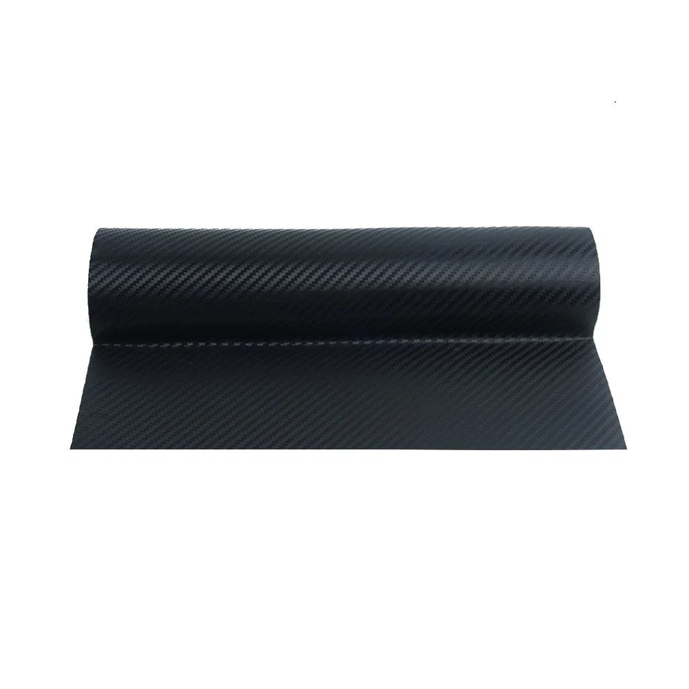 Black 3D Carbon Fiber Vinyl Wrap Roll Film Sticker for Car/Home 127x30cm DIY