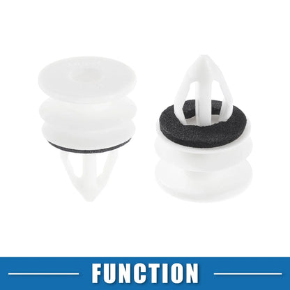 30 x Door Panel Clips for Chevrolet - Plastic White