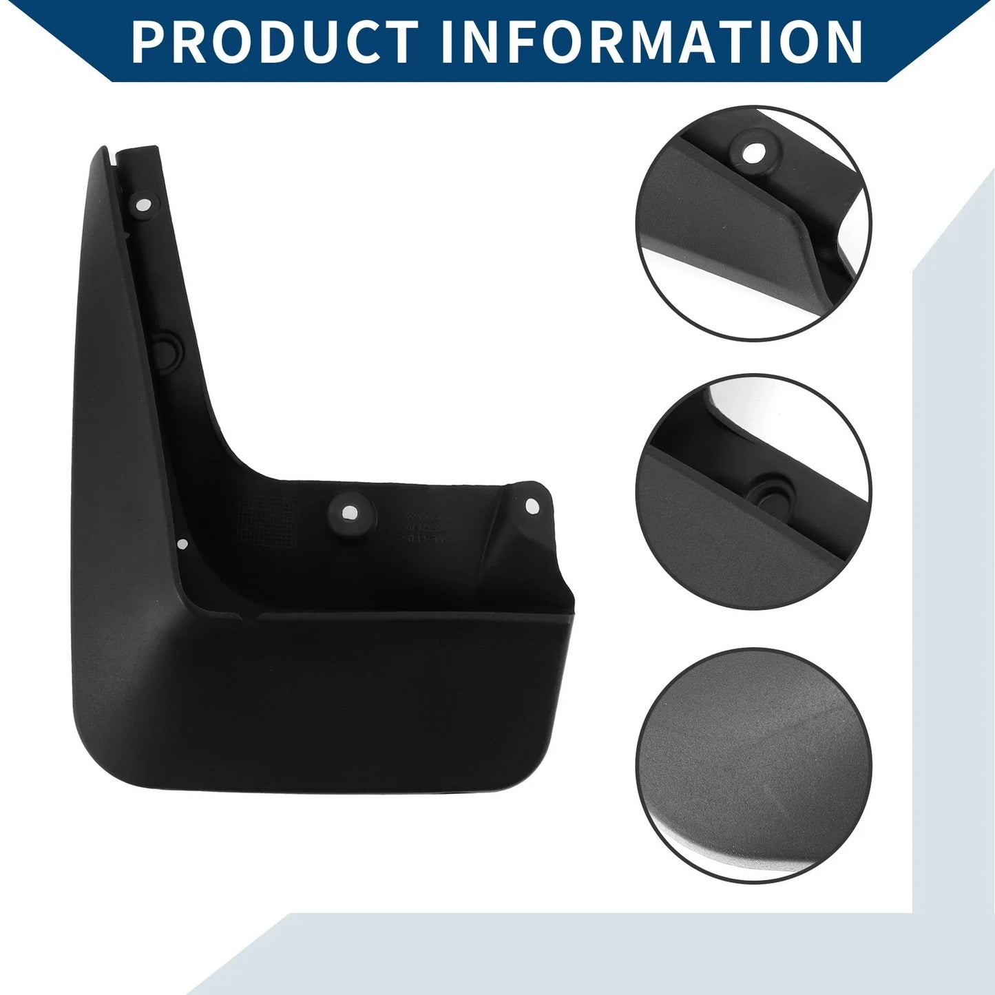 1 x Mud Flaps Splash Guards for BMW 5 Series e60 (2005 - 2010)