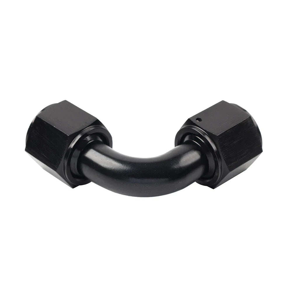 90 Degree 10AN Female to Female Swivel Coupler Fitting Adapter Connector