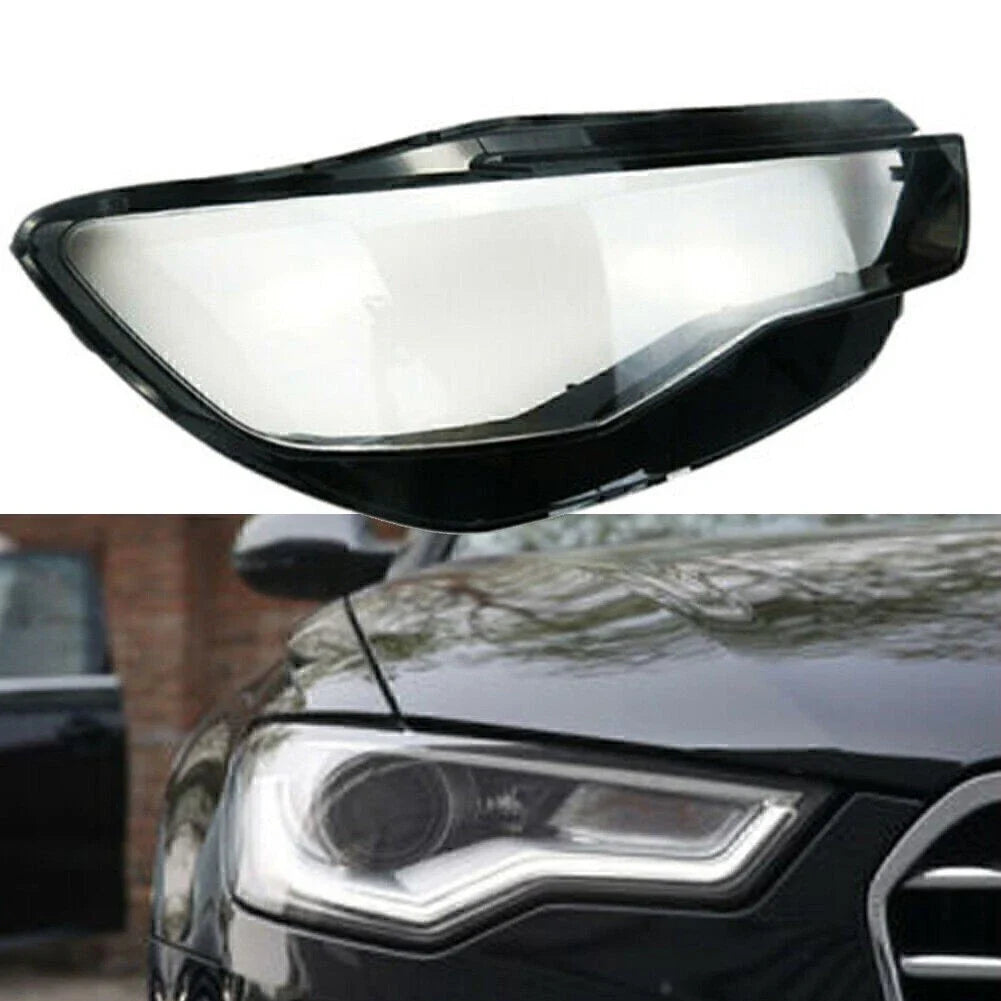 Right Side Headlight Lens Cover for Audi A6 C7 (2016-2018)