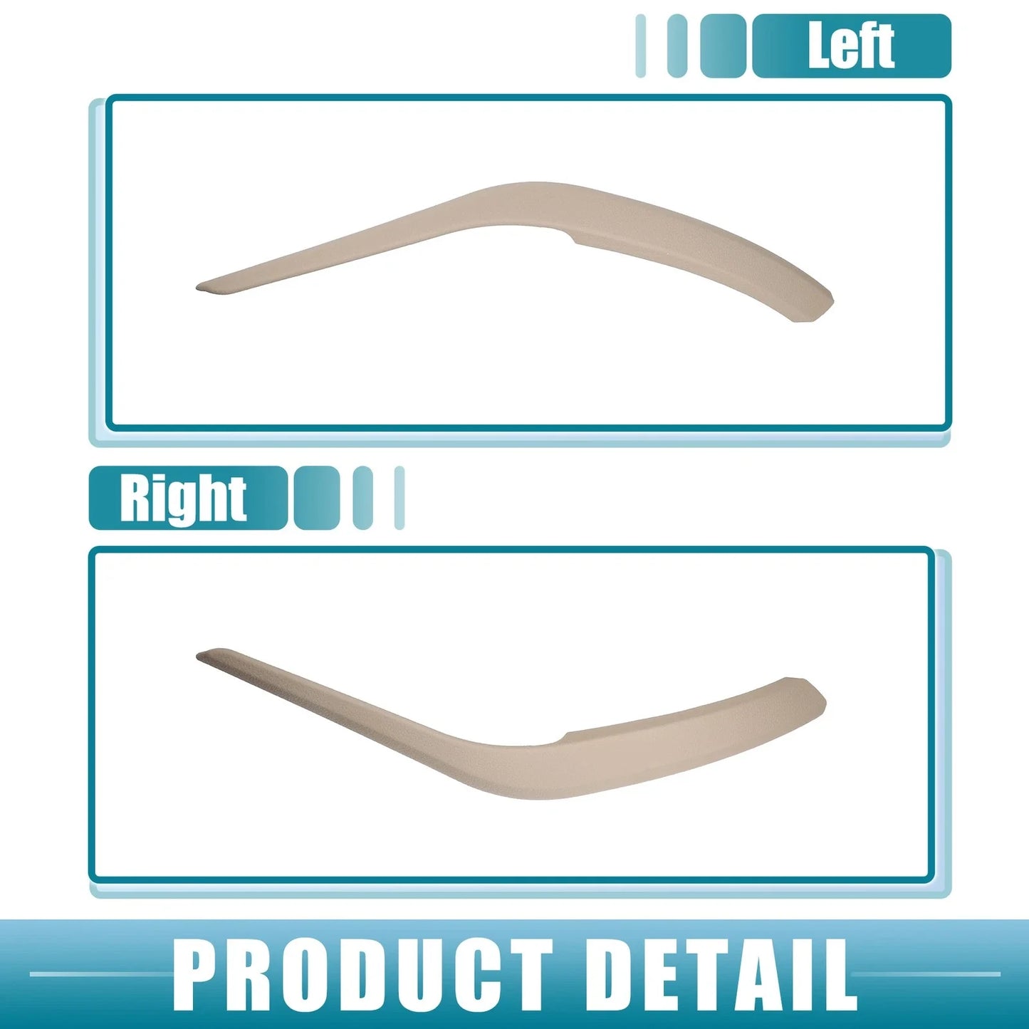 Interior Door Pull Handle Cover for BMW X1 Beige (2013-2015)