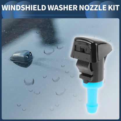 Set of 2 Front Windshield Washer Nozzles No. 86636FG051 for Subaru Impreza