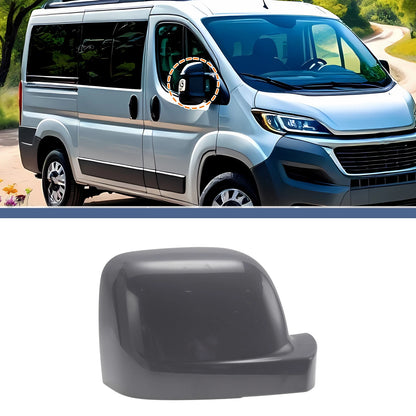 Right Driver Side Mirror Cover Cap for Fiat Talento (2016–2020) Gray