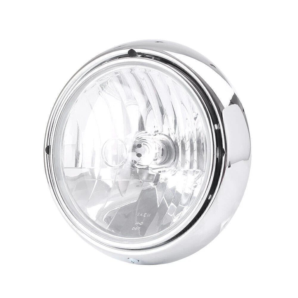 Chrome Front Headlamp Amber Light for Harley Electra Glide (2014–2023)