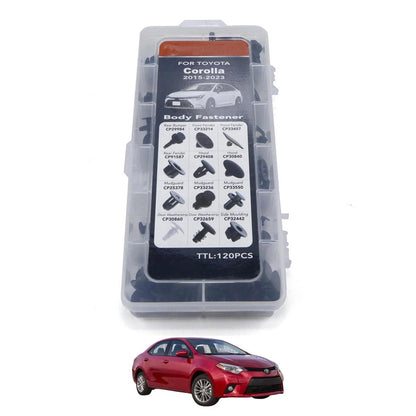 Set of 4 Bumper Retainer Clips for Toyota Corolla (2015–2023)