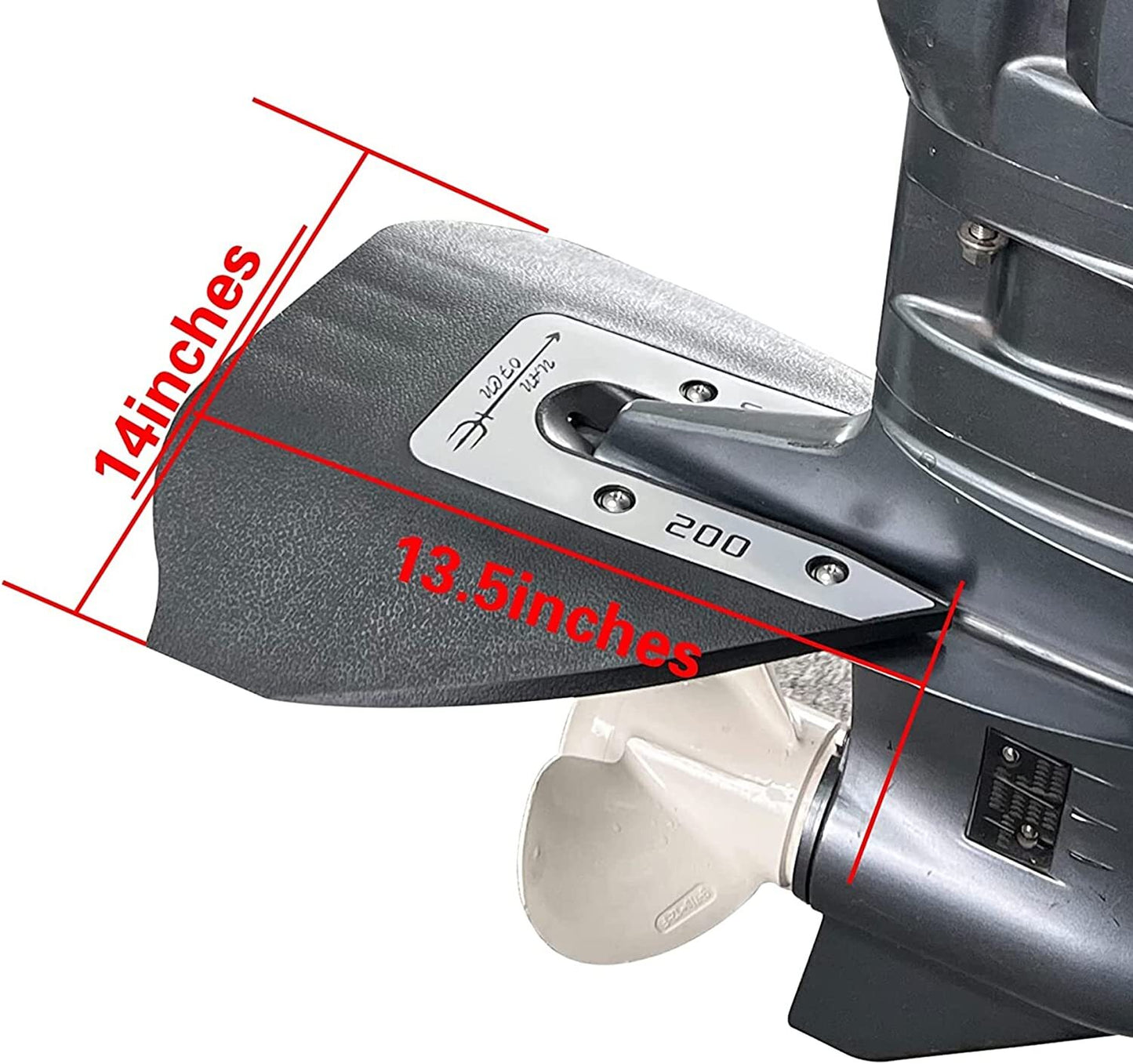 HydroFoil Stabilizer for Outboard Lower Unit (8-40HP)