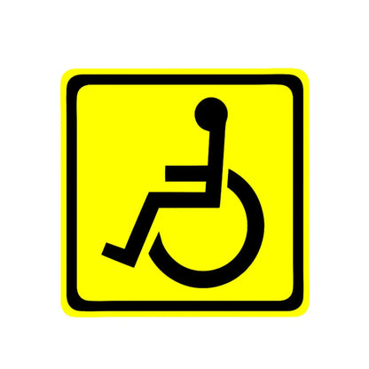 Handicap Sign Wheelchair Accessible Car Decal Stickers