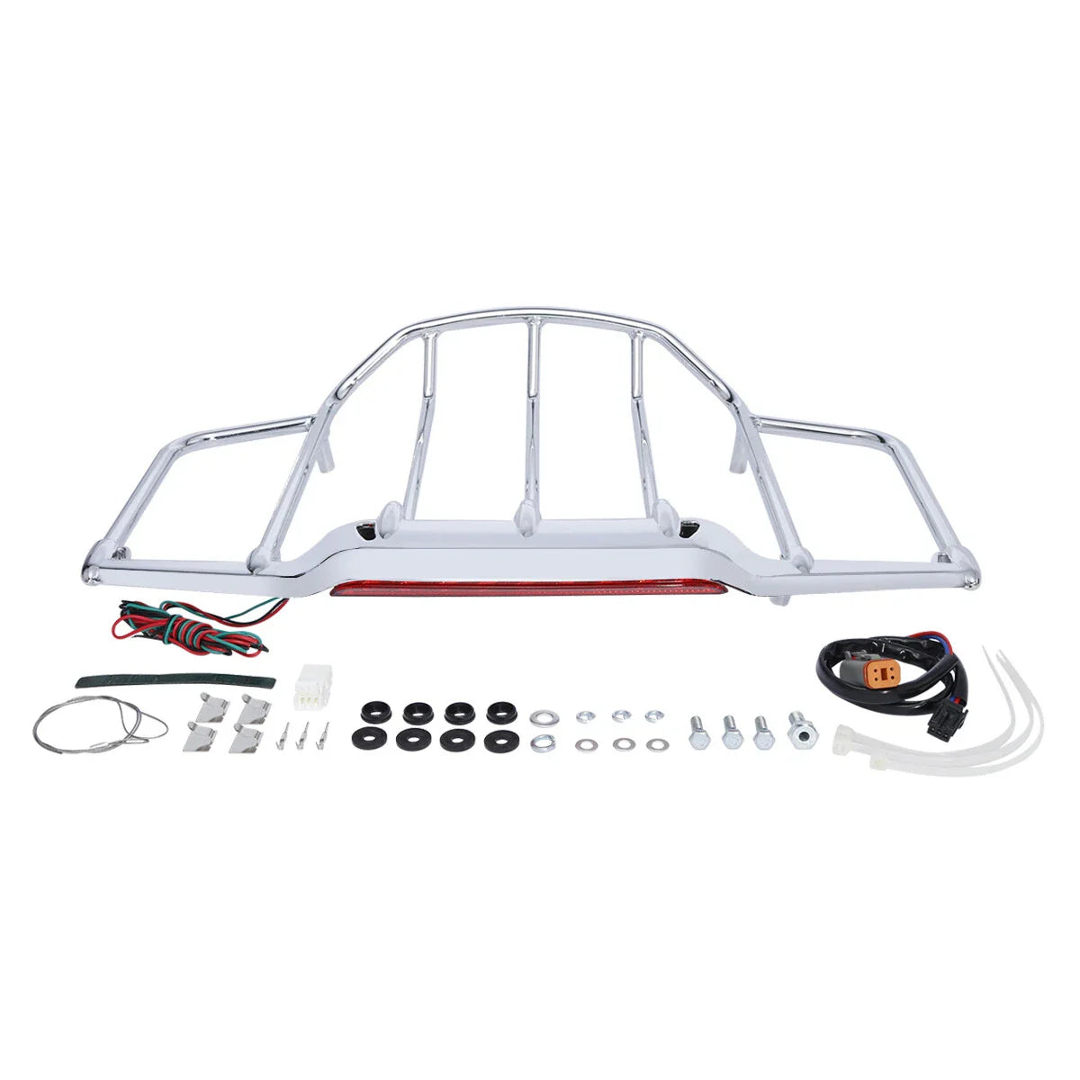 Trunk Luggage Rack with LED Light for Harley Touring Electra Glide (1993-2013)