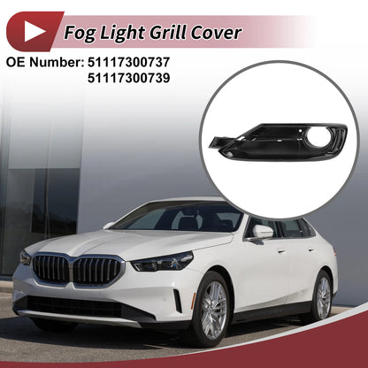 1 Pc Fog Light Grill for BMW 320i (2012–2015) No. 51117300737 Black