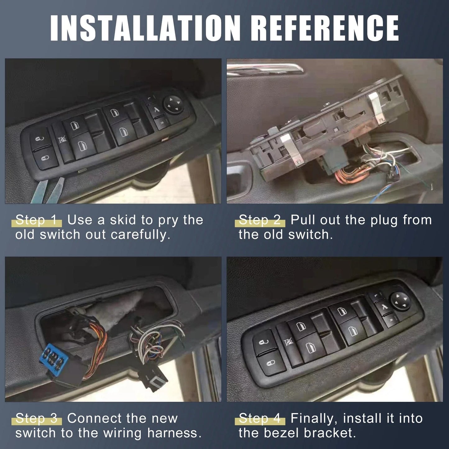 1 x Power Window Switch Button for BMW