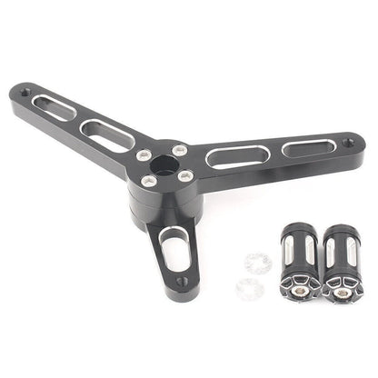 CNC Upper Fork Boot Slider Cover Black for Harley Street Glide FLHX FLHXS (2014–2023)