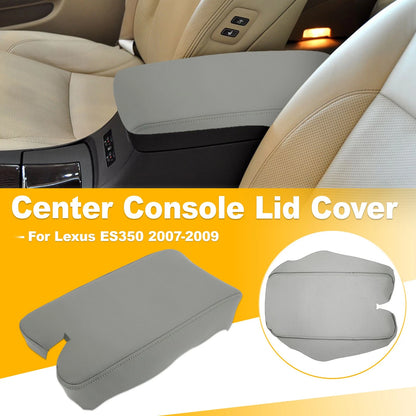Leather Center Console Lid Armrest Cover for Lexus ES350 (2007–2009)