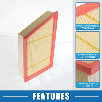 Cabin Air Filter No.LR029078 & Engine Air Filter for Land Rover Discovery Sport (2015–2023)