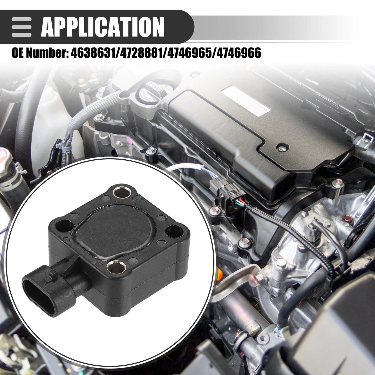 Throttle Position Sensor for Dodge D350 (1989–1993) No. 4638631/4728881/4746965