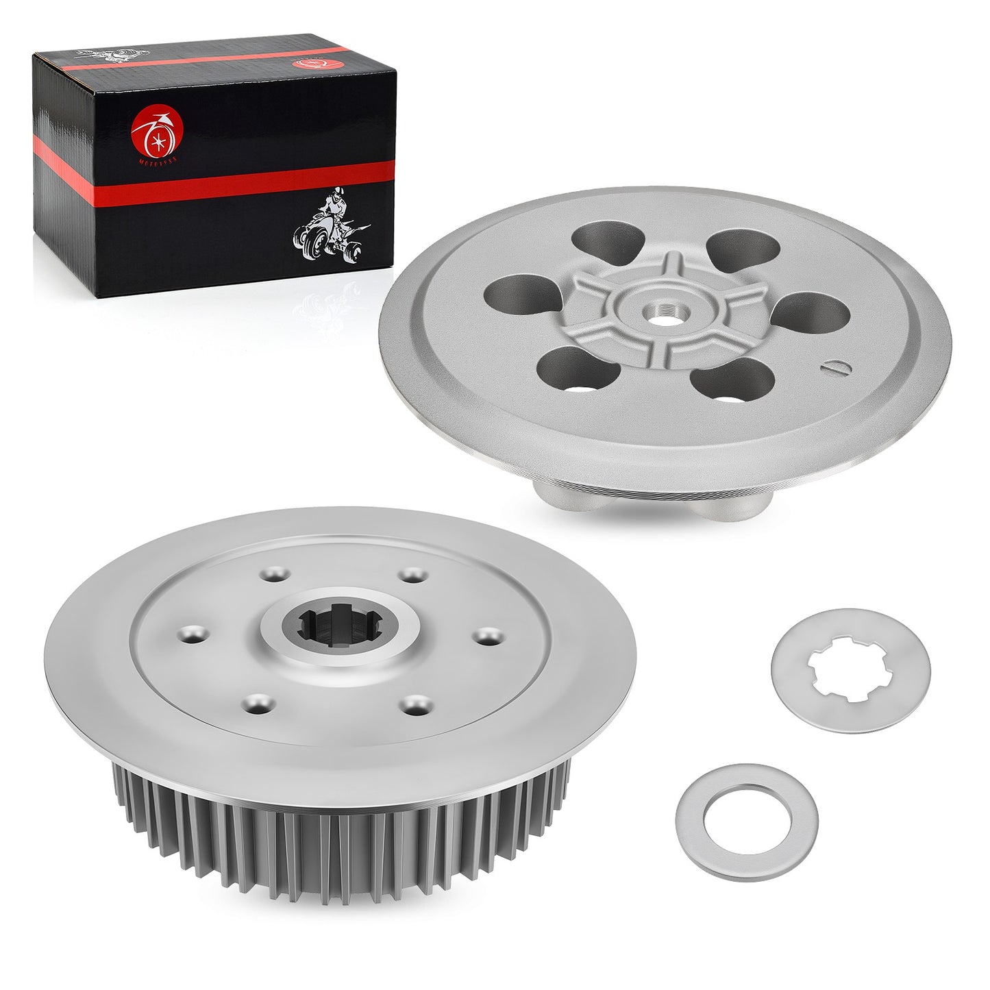 Clutch Pressure Plate Inner Hub & Lock Washer for Suzuki RM250 (1996–2006)