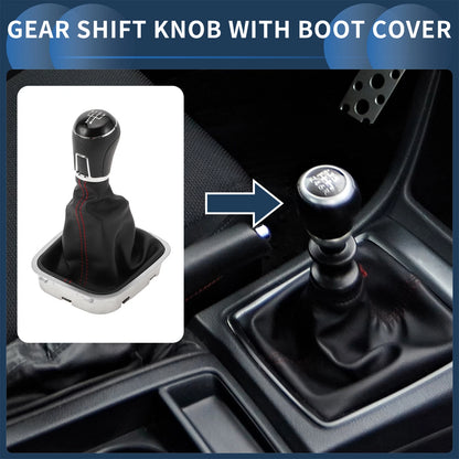 5 Speed Gear Shifter Knob with Cover No.6R0711113T for VW Polo (2014–2017)