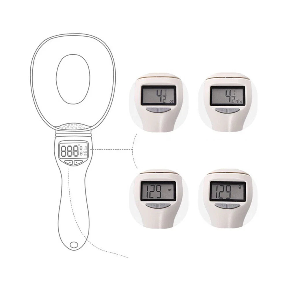 Digital Measuring Spoon 800g/0.1g Precision Scale with LCD Screen