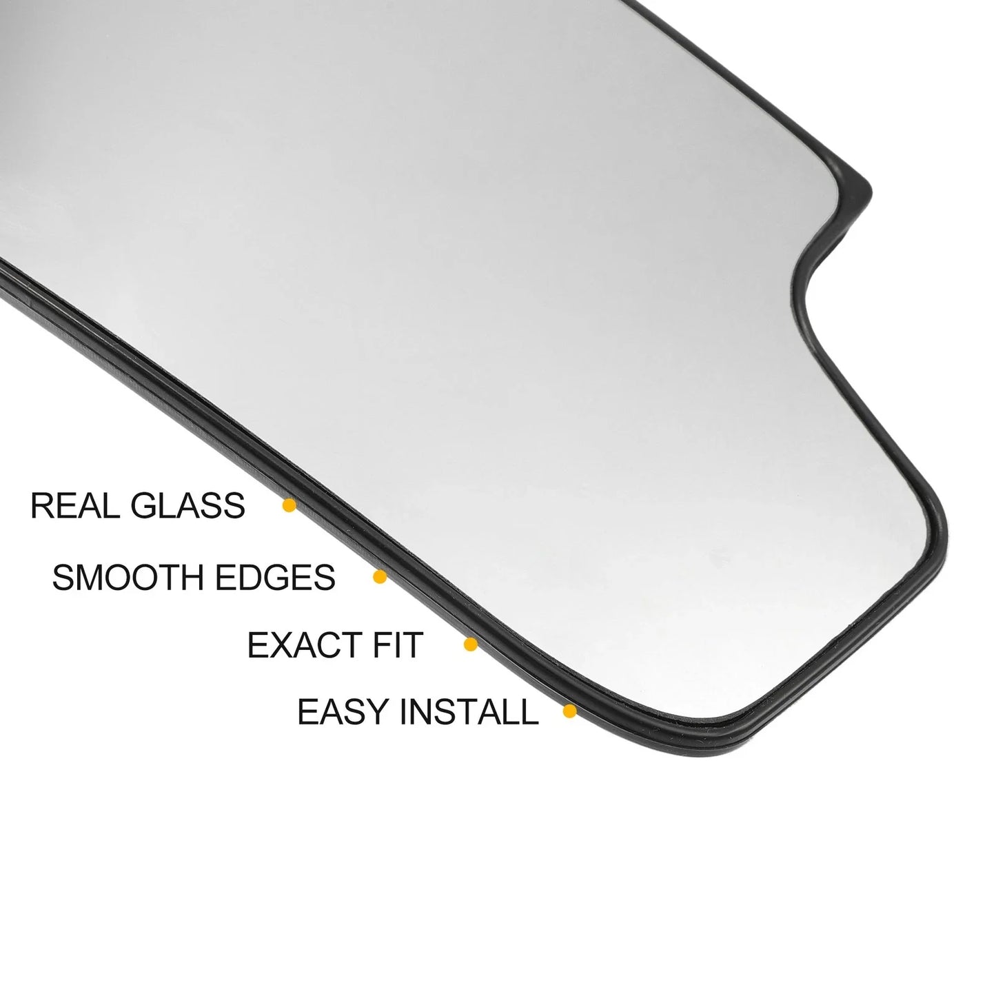 Right Side Rearview Mirror Glass for Chevrolet Silverado 1500 (2014-2019)