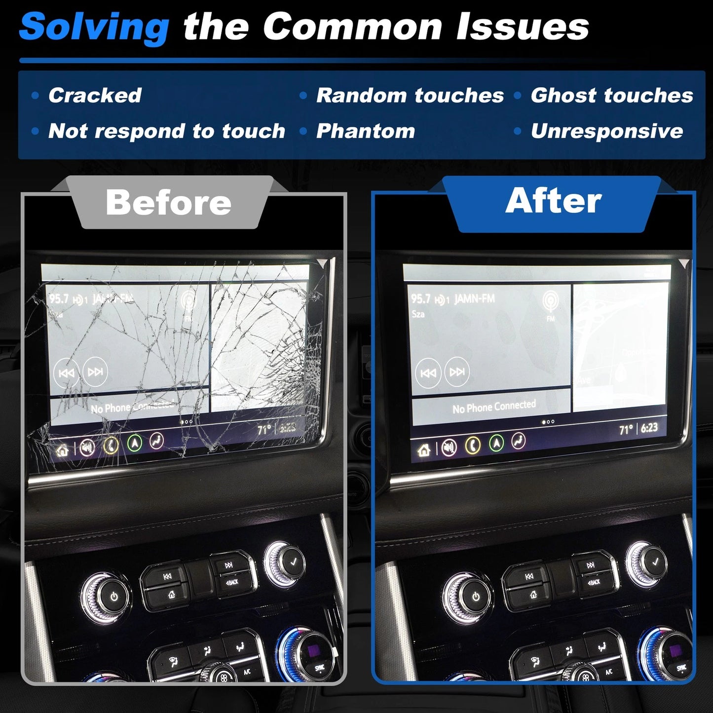 8" LCD Touch Screen Glass Digitizer for Hyundai Tucson (2021–2023) TDO0797F00136