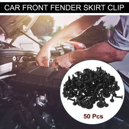 50 Pcs Front Fender Skirt Clip for Ford Edge (2007–2014) & Escort (1981–2003)