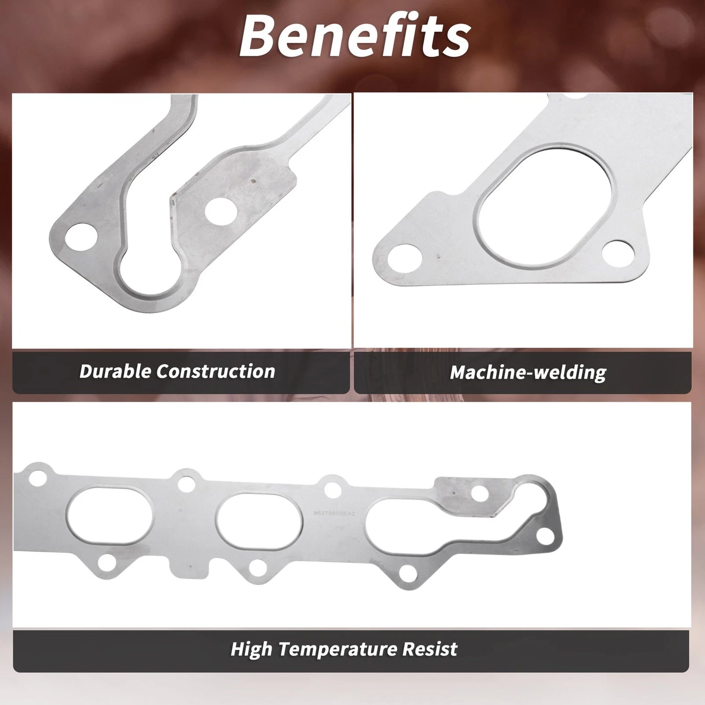 Exhaust Manifold Header Gasket for Chevrolet Aveo (2003–2013) No.96378805