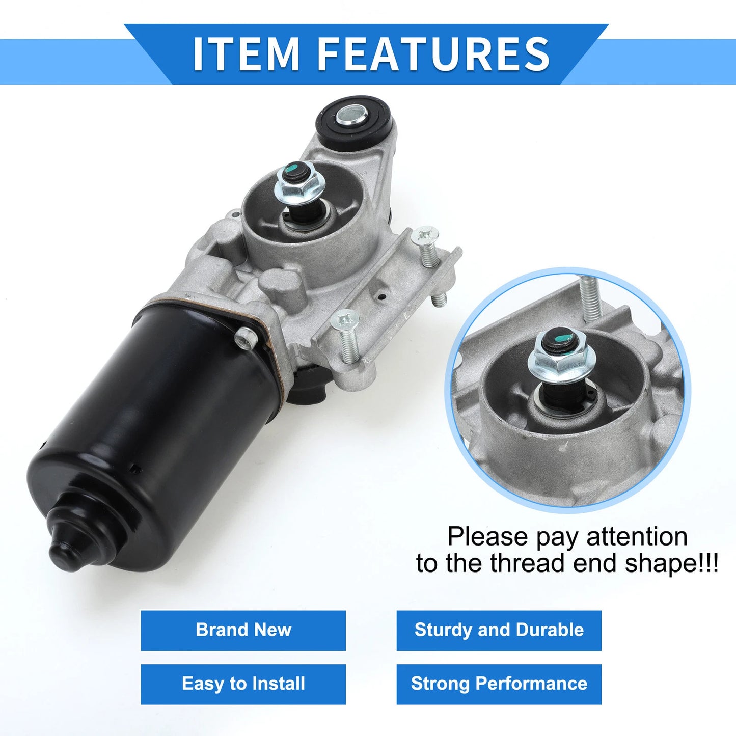 Front Windshield Wiper Motor for Nissan Micra III K12 (2003–2010) No. 28810AX700