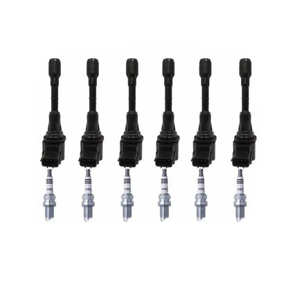6 x Ignition Coils & 6 x Spark Plugs for Renault Latitude 2.5L/3.5L (2011-2013)