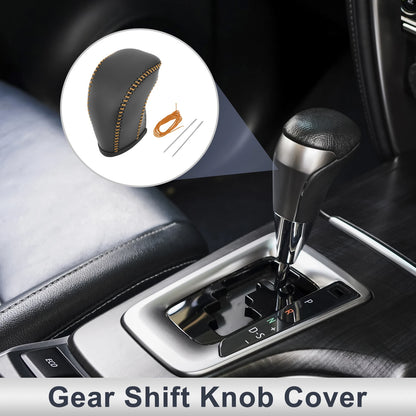 1 Pc Gear Shift Knob Cover for Toyota Tacoma (2016–2022) Black Orange