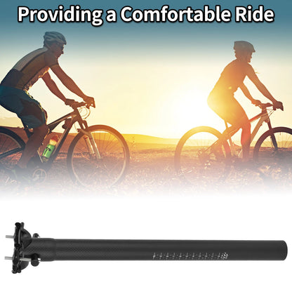 31.6mm Carbon Fiber Bike Seat Post for Ultra Light Saddle (400mm)
