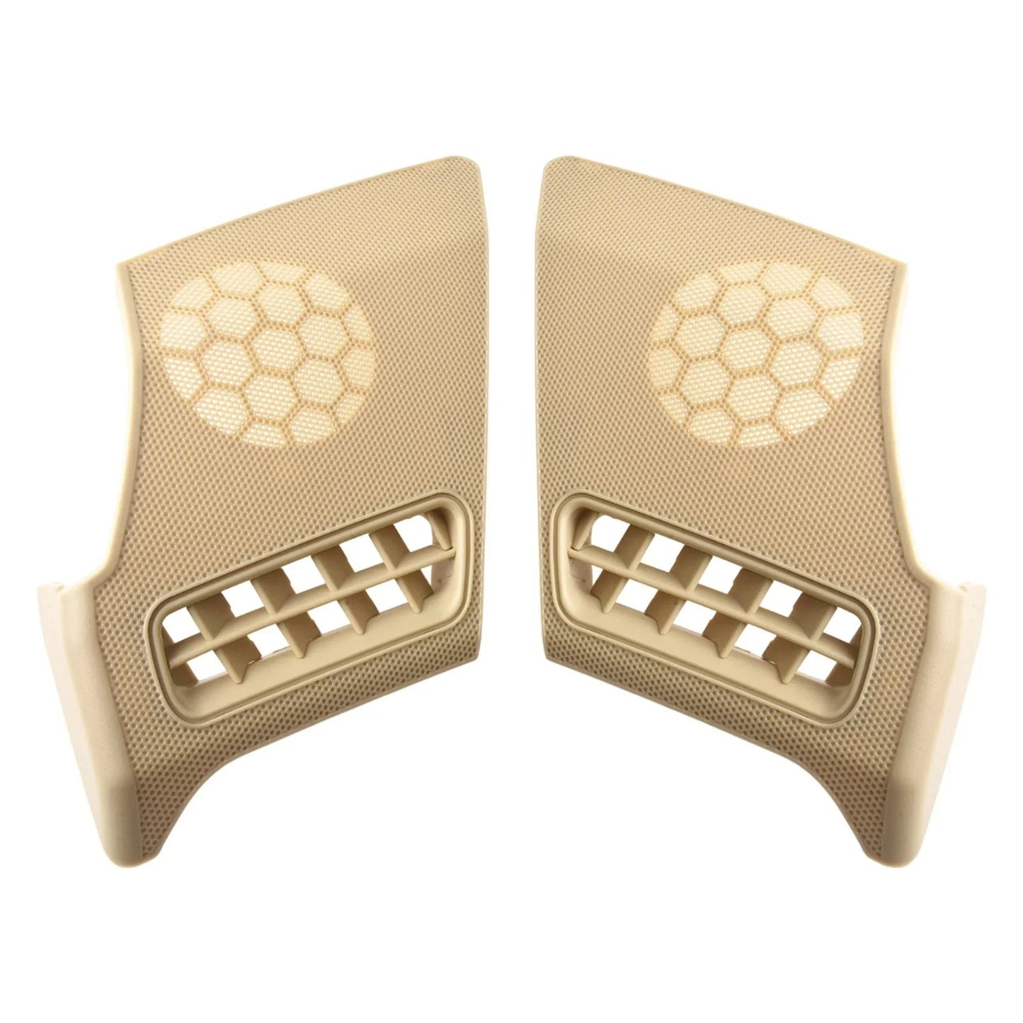 Speaker Cover 2 x Beige Plastic Left & Right for Mercedes W210 (1995–2003)