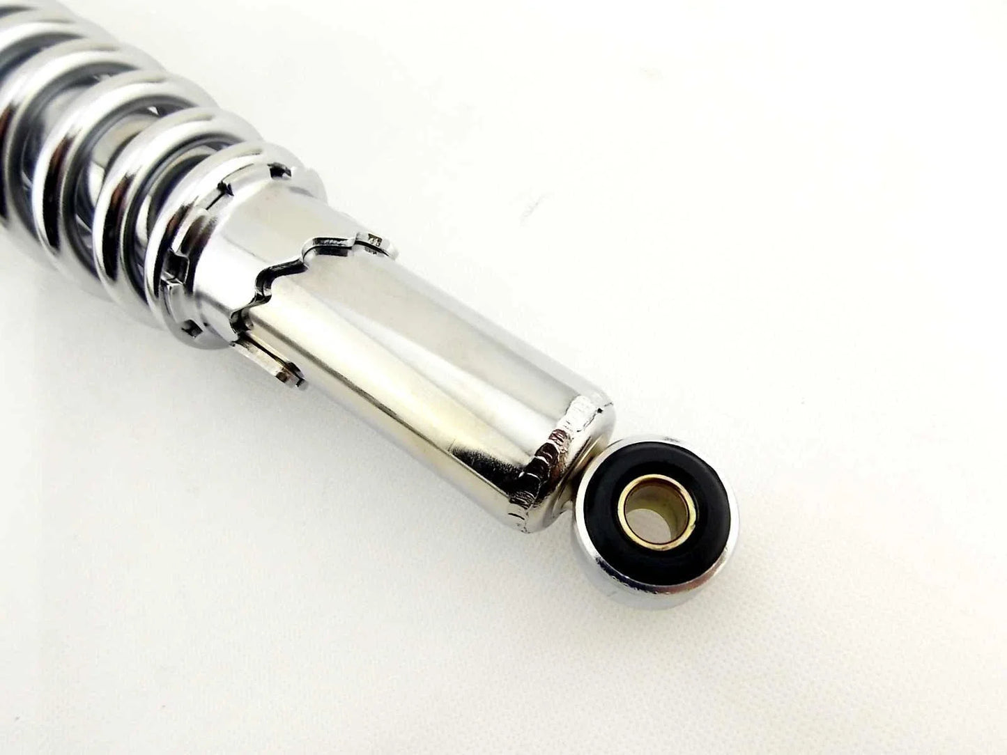 350mm JBS Chrome Rear Shock Absorbers for Kawasaki KE125 (1982-1987)
