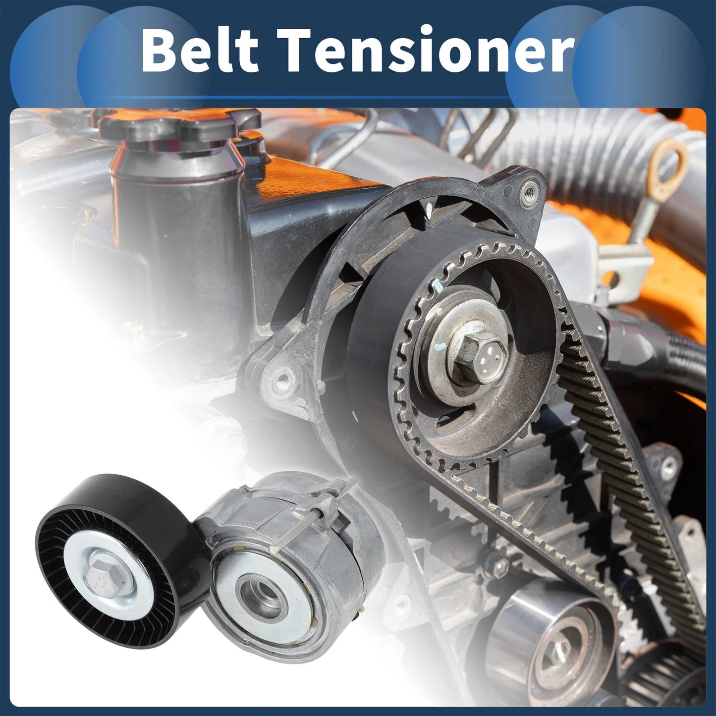 Belt Tensioner for Audi A6 Allroad (2008–2011) No. 95810236131 Metal Plastic