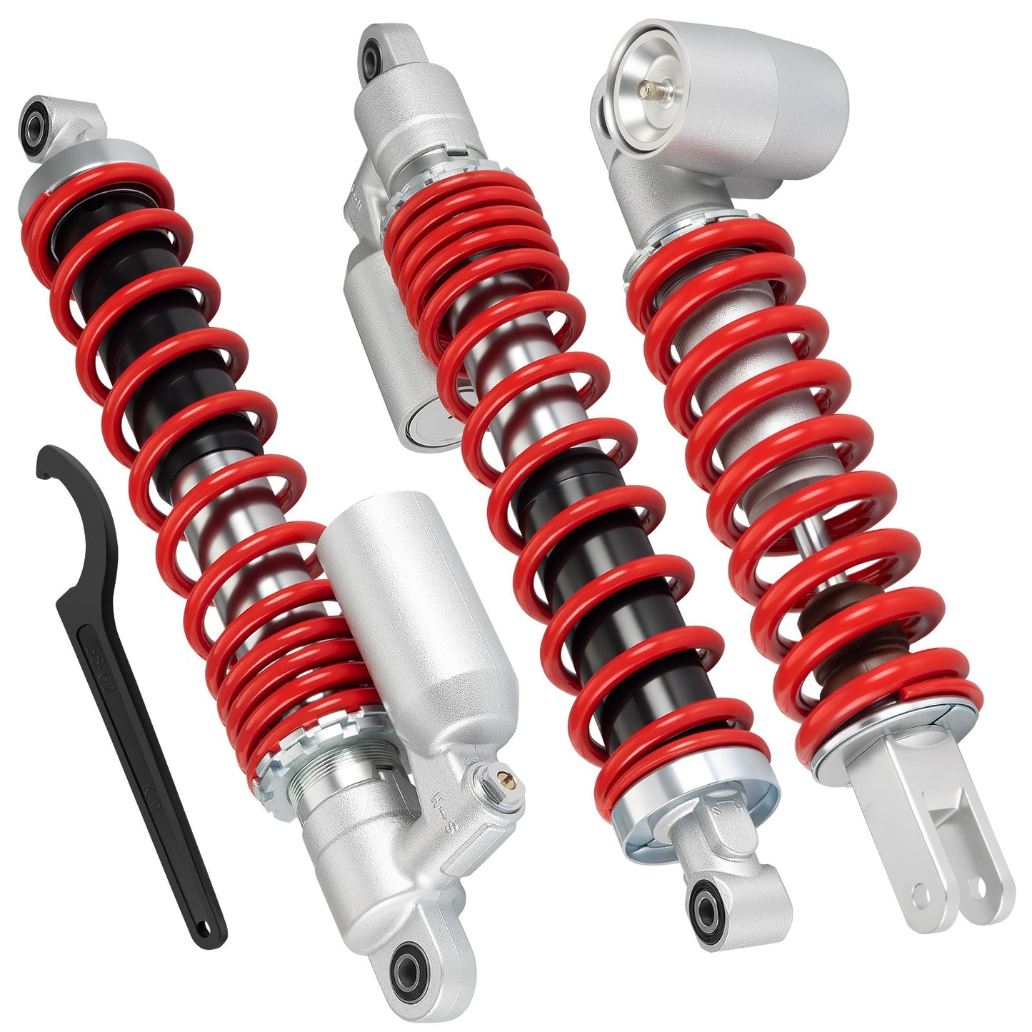 Set of 2 Front Rear Air Shocks for Suzuki Quadsport Z400 (2003–2014)