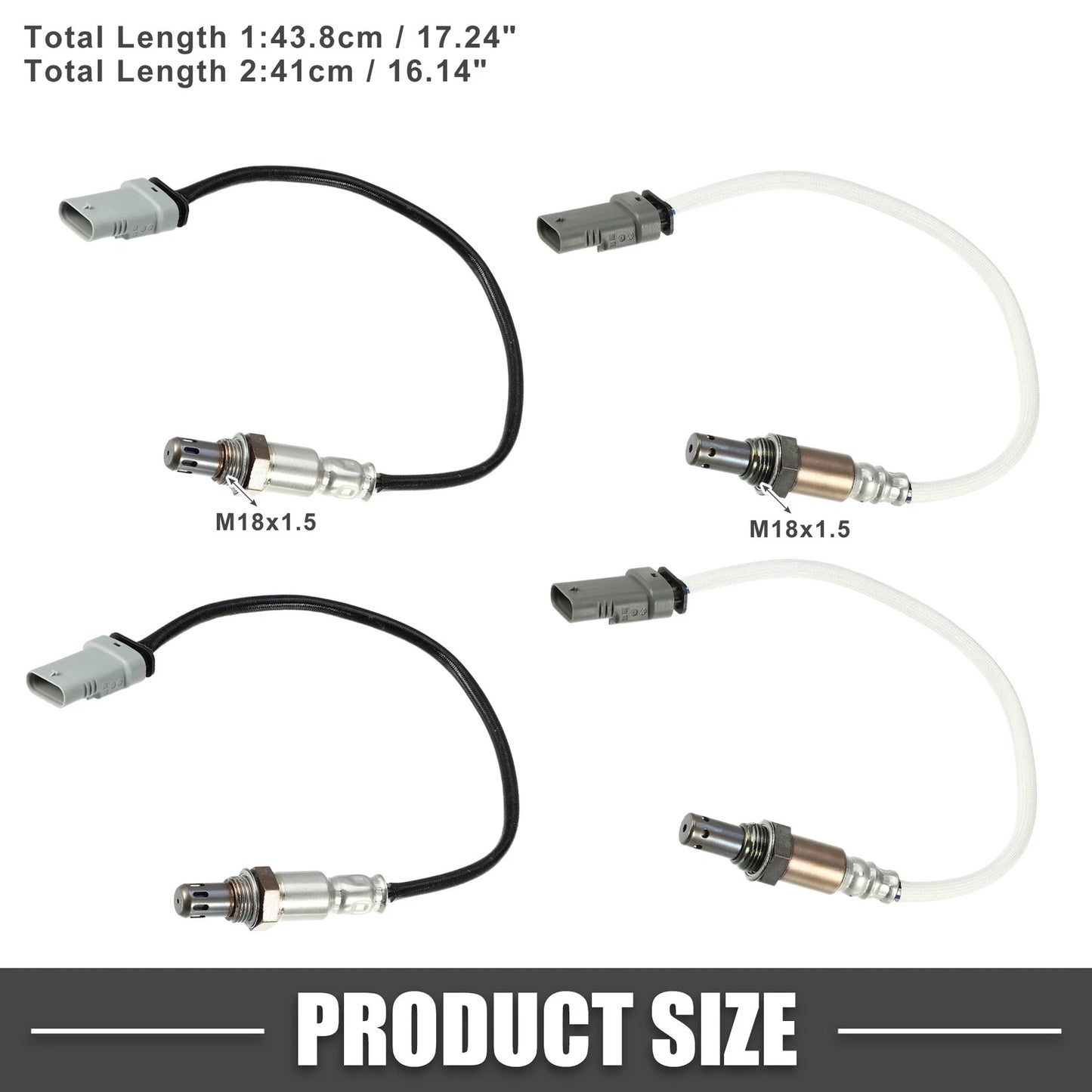 Set of 4 O2 Oxygen Sensors for Cadillac Escalade (2015–2016)