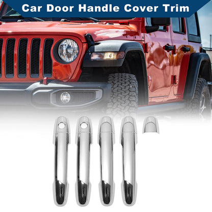 Car Door Handle Cover Trim for Toyota Corolla Sedan (2003–2010) Silver Tone