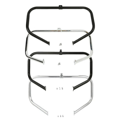Chrome/Black Highway Engine Guard Crash Bar for Harley Road King (1997-2024)