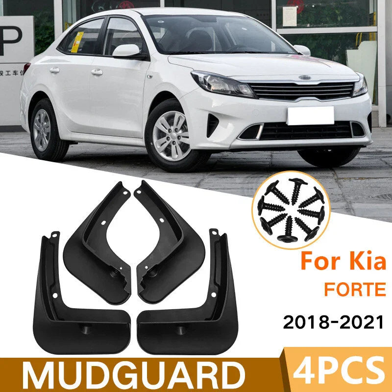 4PCS / Mudguards Mud Flaps Covers / Kia Forte (2018–2021)