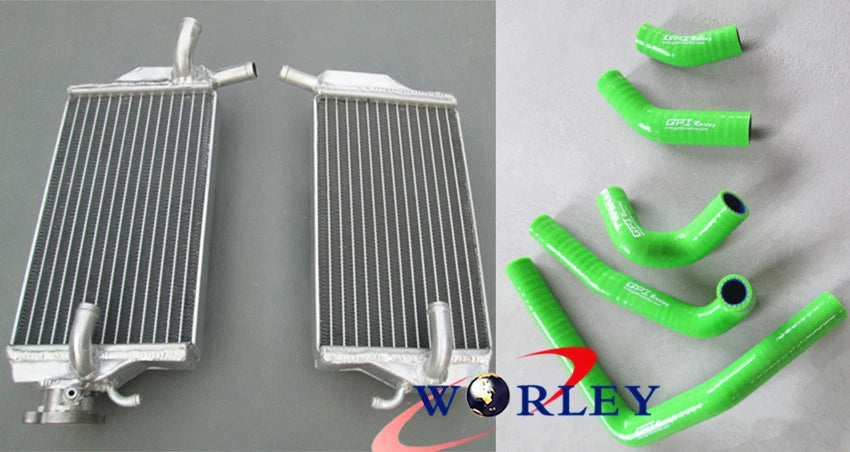 Aluminum Radiator & Hose Kit for Honda CR250R (2002–2004) Blue