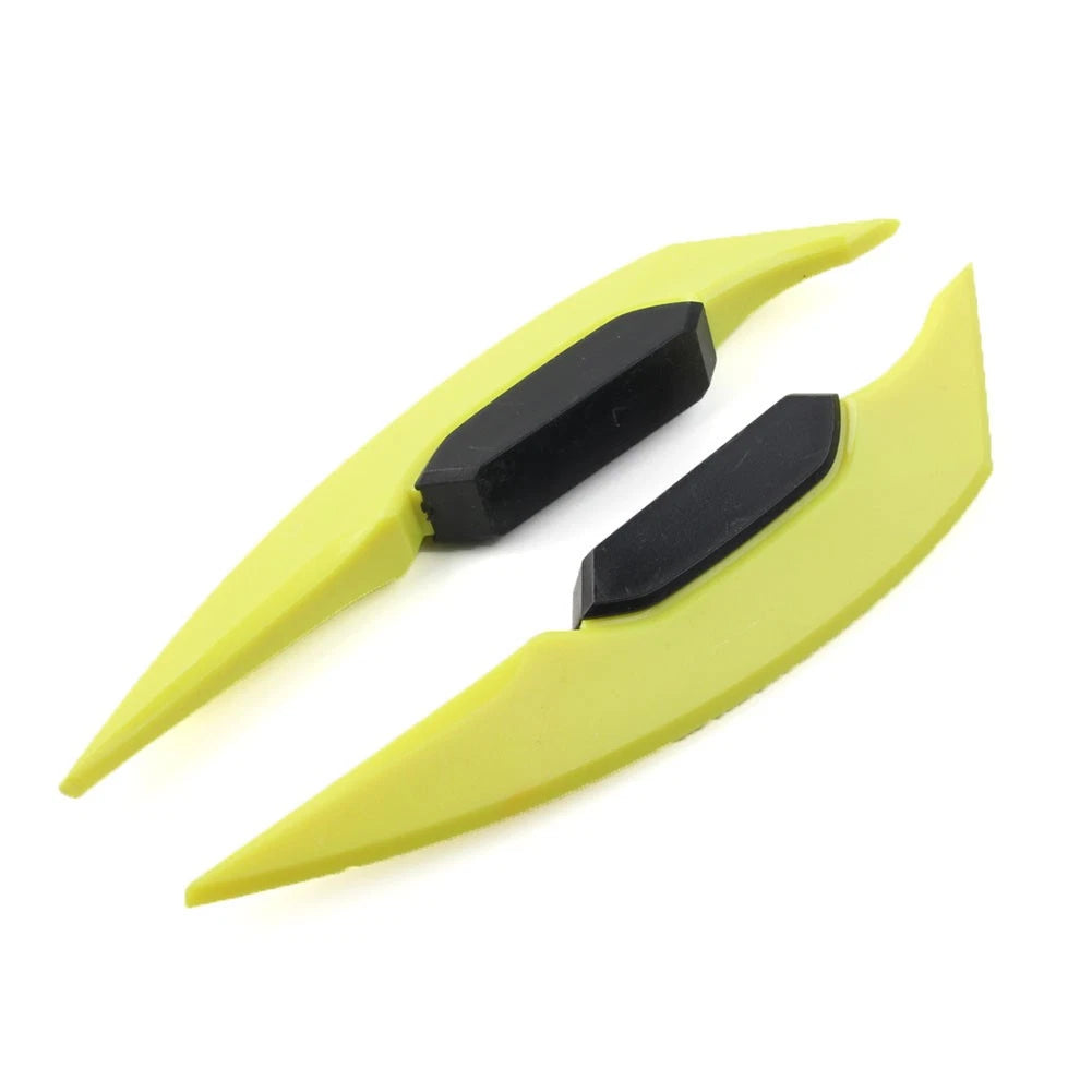 2X Black Handle Bar End Mirrors for Universal Motorcycles (All Years)