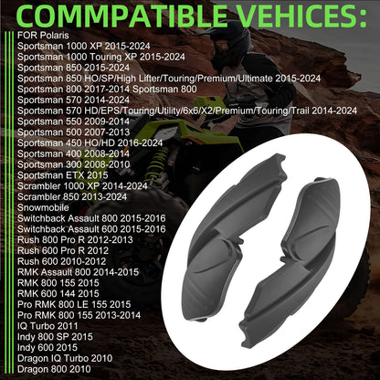 Black Hand/Wind Guard Kit for Polaris Sportsman (2000–2023)
