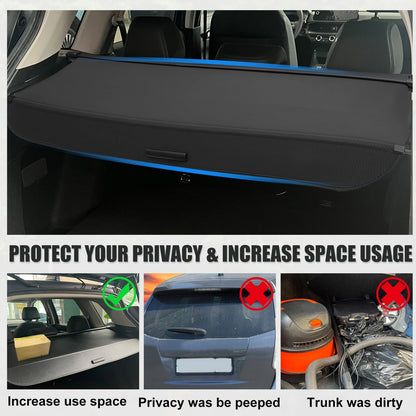 Retractable Cargo Cover for Honda CR-V (2023–2026) - Black Trunk Shade