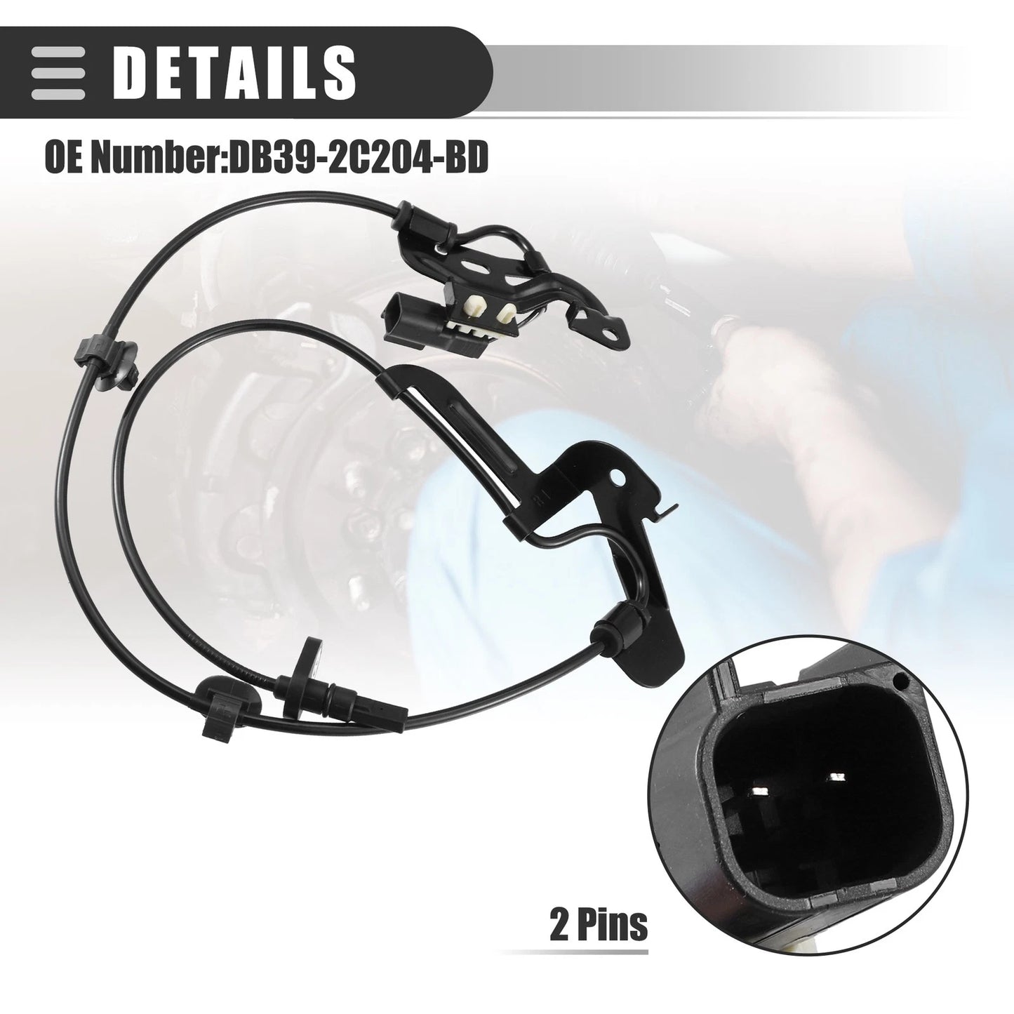 ABS Wheel Speed Sensor for Ford Ranger (2012–2022) DB39-2C204-BD