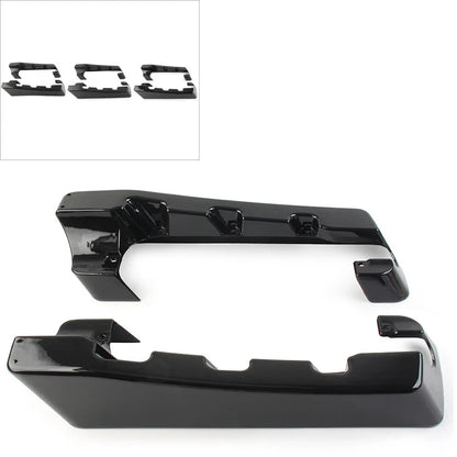 4" Saddle Bag Extensions for Harley Touring Road King (1994-2013) - Pair